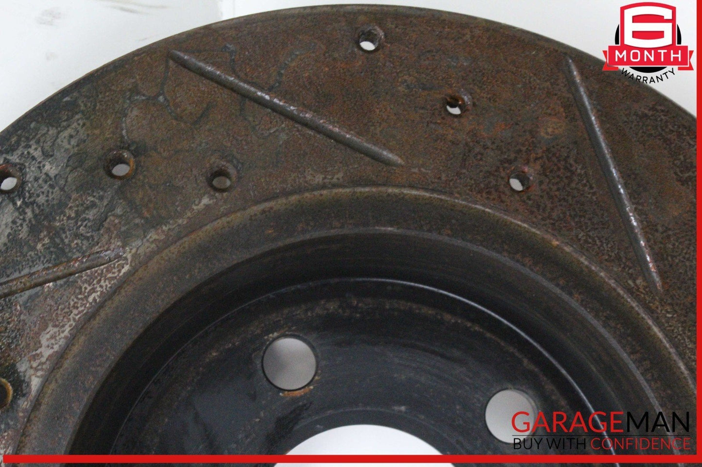 09-16 Audi A4 Rear Left and Rear Right Side Brake Disc Rotor Set OEM