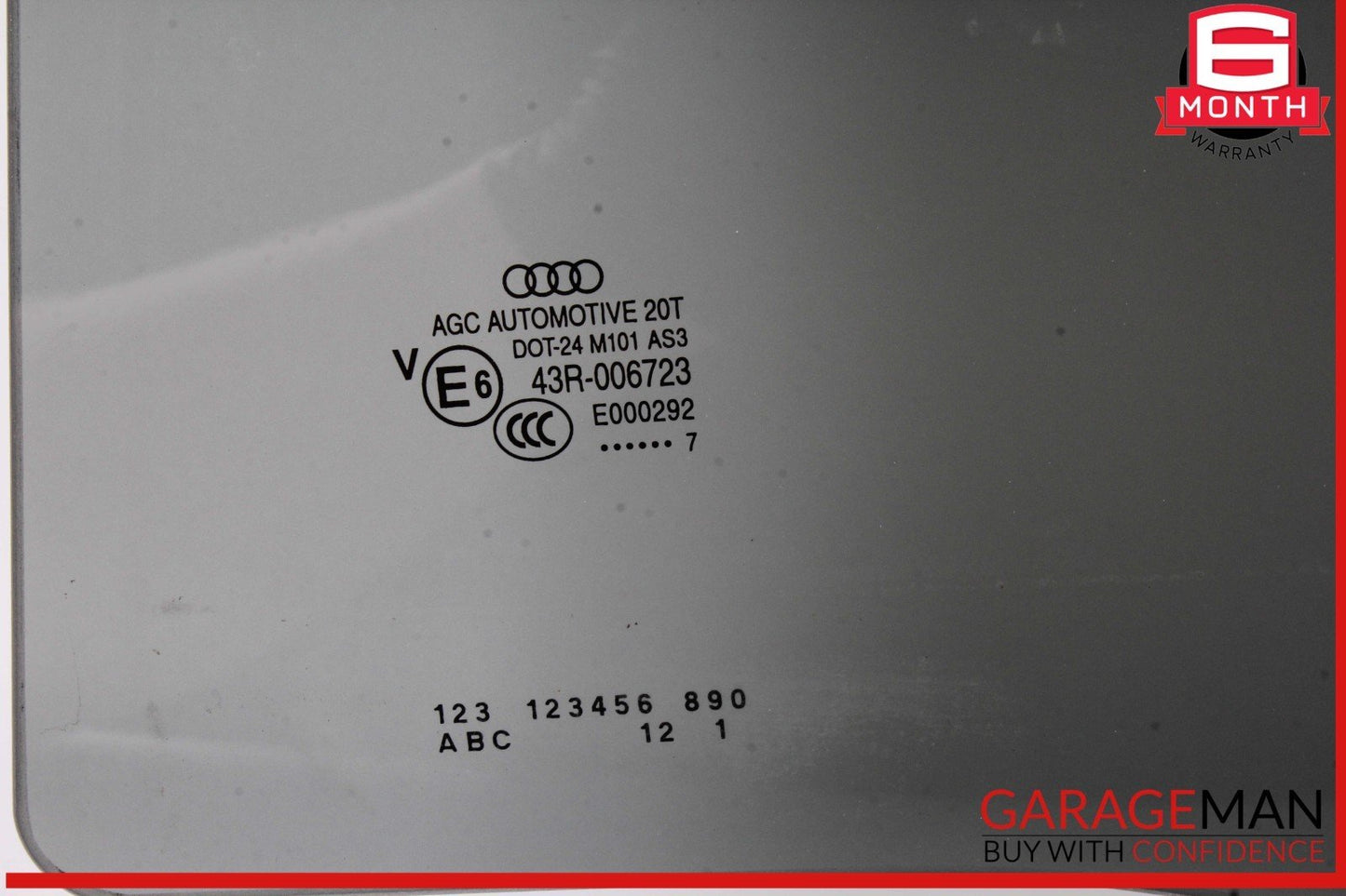 15-18 Audi Q3 Rear Left Driver Side Door Window Glass OEM