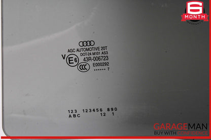 15-18 Audi Q3 Rear Left Driver Side Door Window Glass OEM