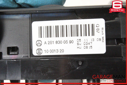 07-13 Mercedes X164 GL450 GL550 Front Left Master Window Control Switch OEM