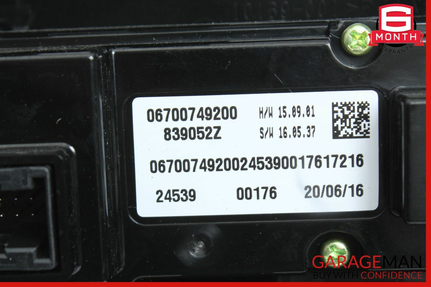 14-17 Maserati Ghibli S Center HVAC Heater A/C Climate Control Switch Panel OEM