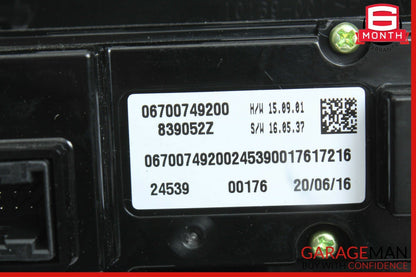 14-17 Maserati Ghibli S Center HVAC Heater A/C Climate Control Switch Panel OEM