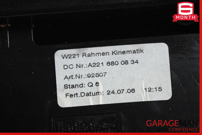 07-13 Mercedes W221 S550 S350 S500 Dash Console CD Player Cover Trim Panel OEM