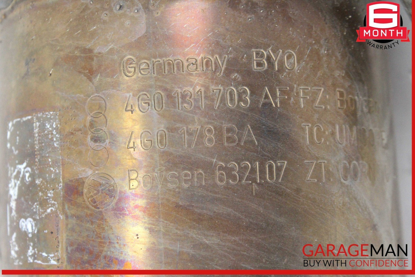 12-18 Audi A8 A7 A6 Left or Right Side Exhaust System Down Pipe Tube OEM