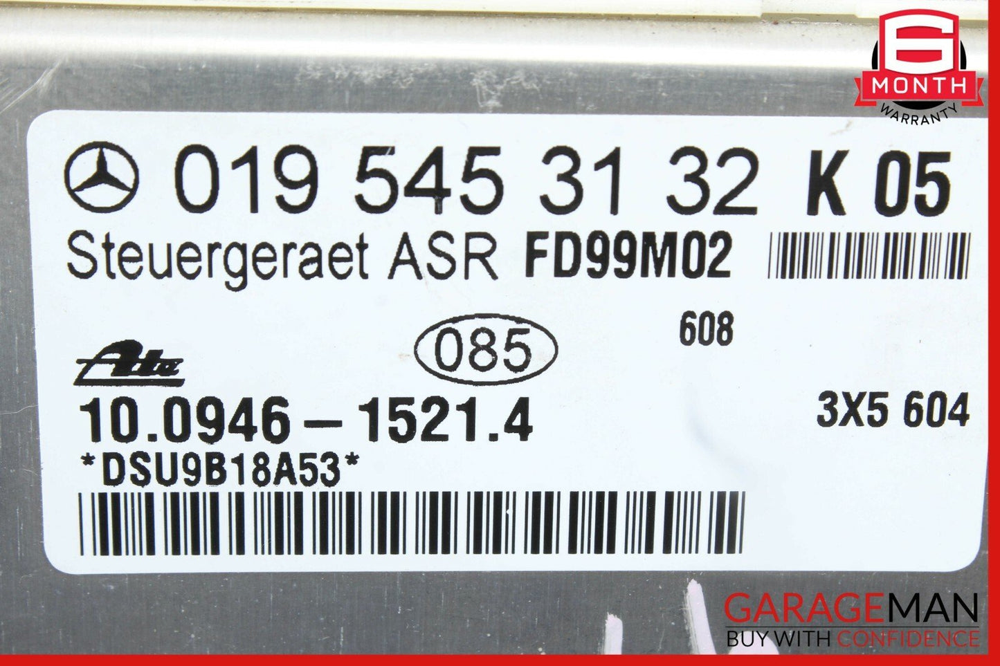 98-00 Mercedes W202 C230 ABS ASR Anti Lock Control Module Unit OEM