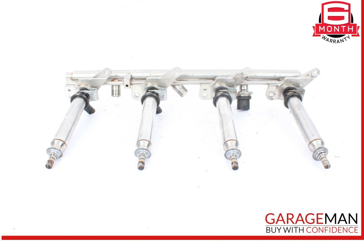 11-19 Mercedes W218 CLS550 Right Fuel Injection Rail Line w/ Injectors