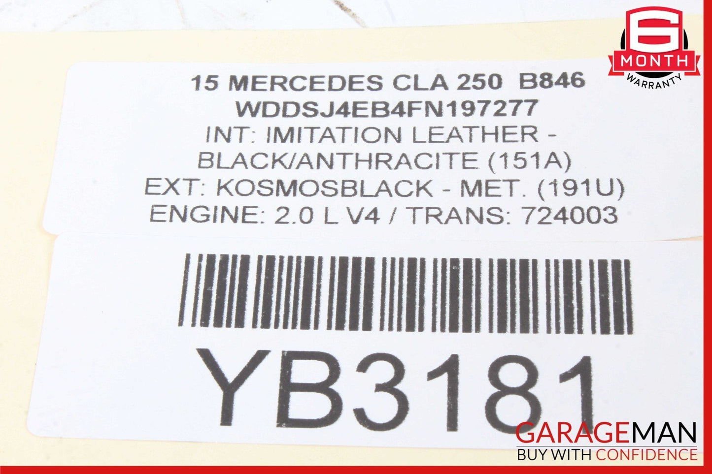 14-19 Mercedes W117 CLA250 Rear Left Wheel Spindle Knuckle Hub Rotor Disc OEM