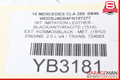 14-19 Mercedes W117 CLA250 Rear Left Wheel Spindle Knuckle Hub Rotor Disc OEM
