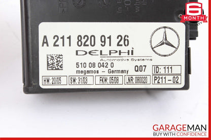 05-11 Mercedes R171 SLK300 SL500 CL500 Anti Theft Alarm Sensor Control Module