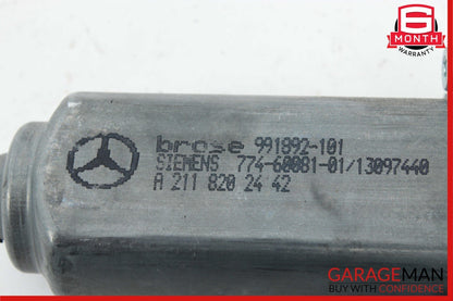 03-09 Mercedes W211 E350 E500 Rear Right Side Window Regulator Motor OEM
