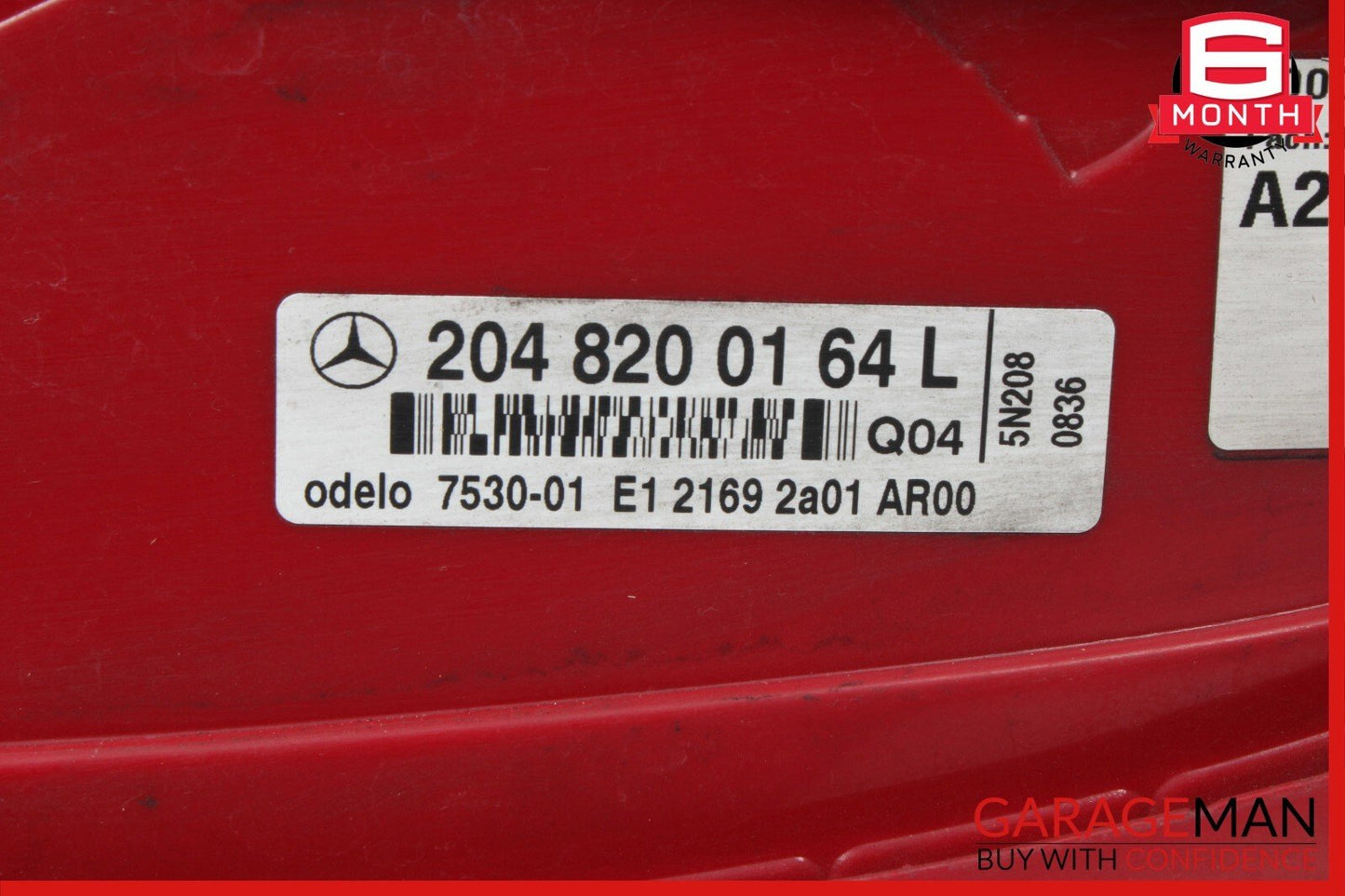 08-11 Mercedes W204 C300 C250 Rear Left Driver Side Taillight Tail Light Lamp