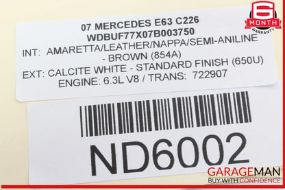 Mercedes W211 E63 AMG Voice Communication Control Module 2218708726 OEM