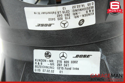 00-06 Mercedes W215 CL600 Rear Right & Left Door Speaker Tweeter Speakers Set