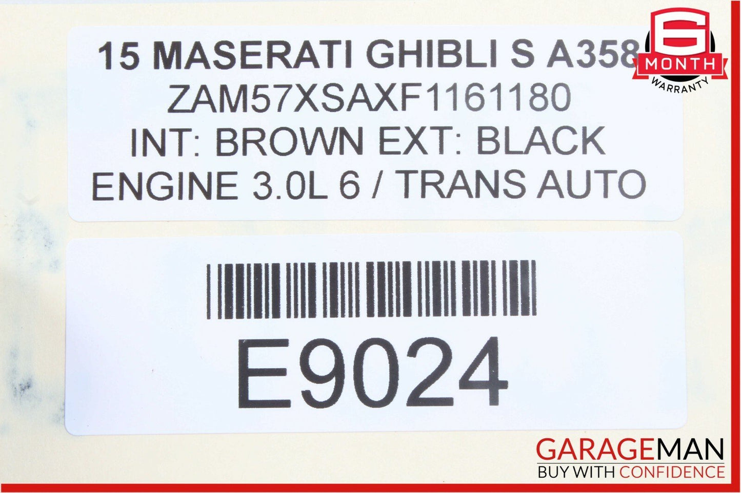 14-17 Maserati Ghibli Rear Left Driver Side Exhaust Muffler Tip OEM