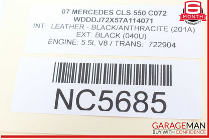 03-12 Mercedes W219 CLS550 E350 Front Left Driver Side Spindle Knuckle Wheel Hub