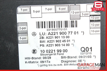 07-13 Mercedes W221 S400 S63 AMG Rear Right or Left Side Door Control Module OEM