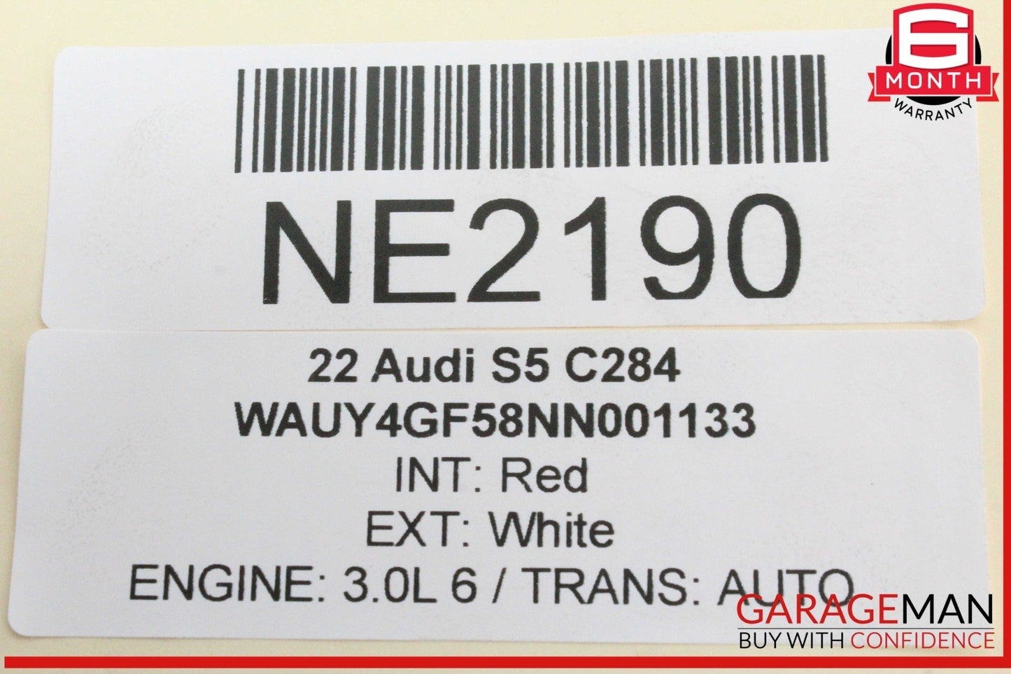 18-24 Audi S5 Rear Left or Rear Right Side Rearward Control Arm 8W0501531D OEM