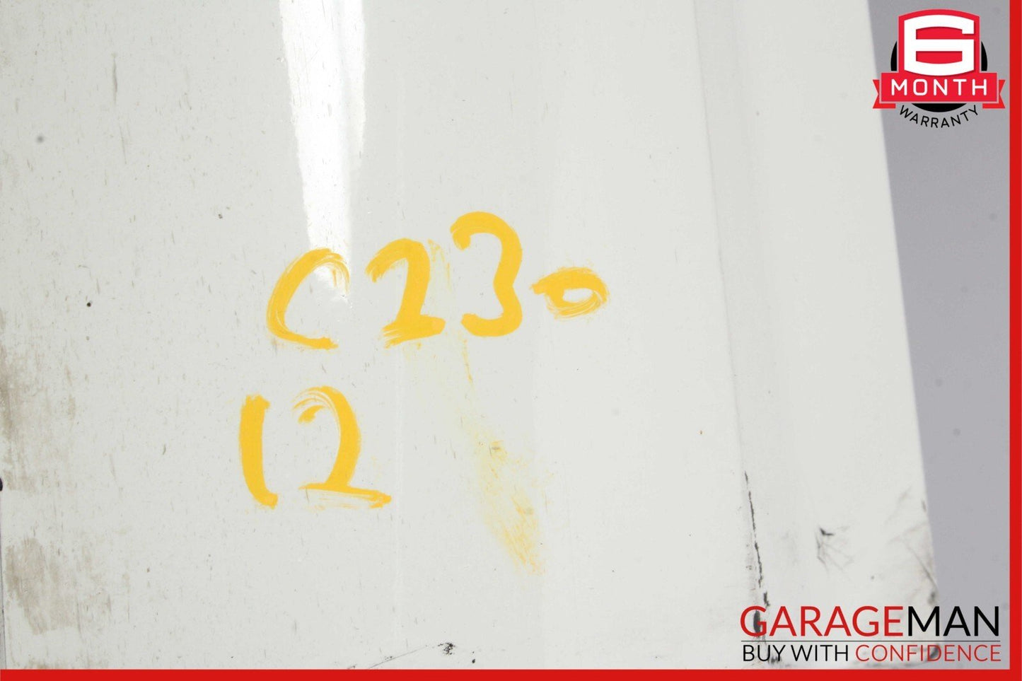 12-14 Mercedes W204 C250 Coupe Sport Left Side Skirt Rocker Moulding Polar White