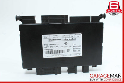 03-11 Mercedes W219 CLS550 E350 Front Right Side Seat Control Module Unit OEM