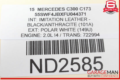15-20 Mercedes W205 C300 C350e Front Right Side Suspension Lower Control Arm OEM