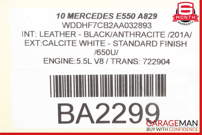 07-11 Mercedes W212 E550 CLS550 Lower Engine Motor Oil Pan 2720100128 OEM
