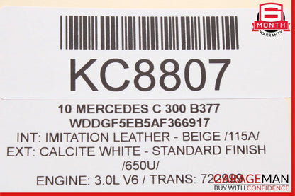 08-15 Mercedes W204 C300 C350 Rear Left Side Door Control Module 2128203885 OEM