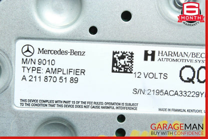 08-18 Mercedes W212 E350 CLS550 R350 Subwoofer Amp Amplifier Harman Becker OEM