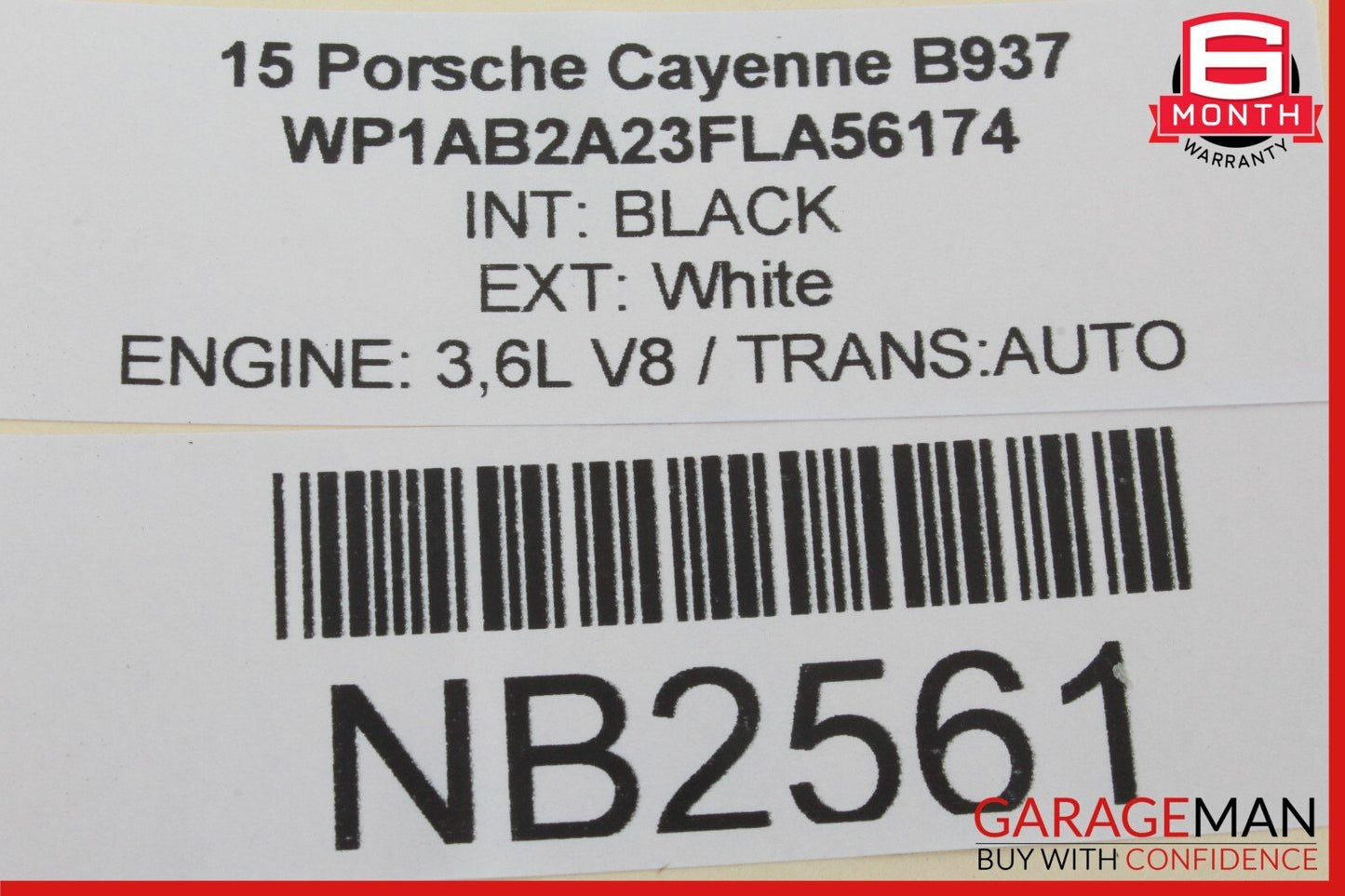 15-18 Porsche Cayenne 958 Front Right Passenger Side Rear View Mirror OEM
