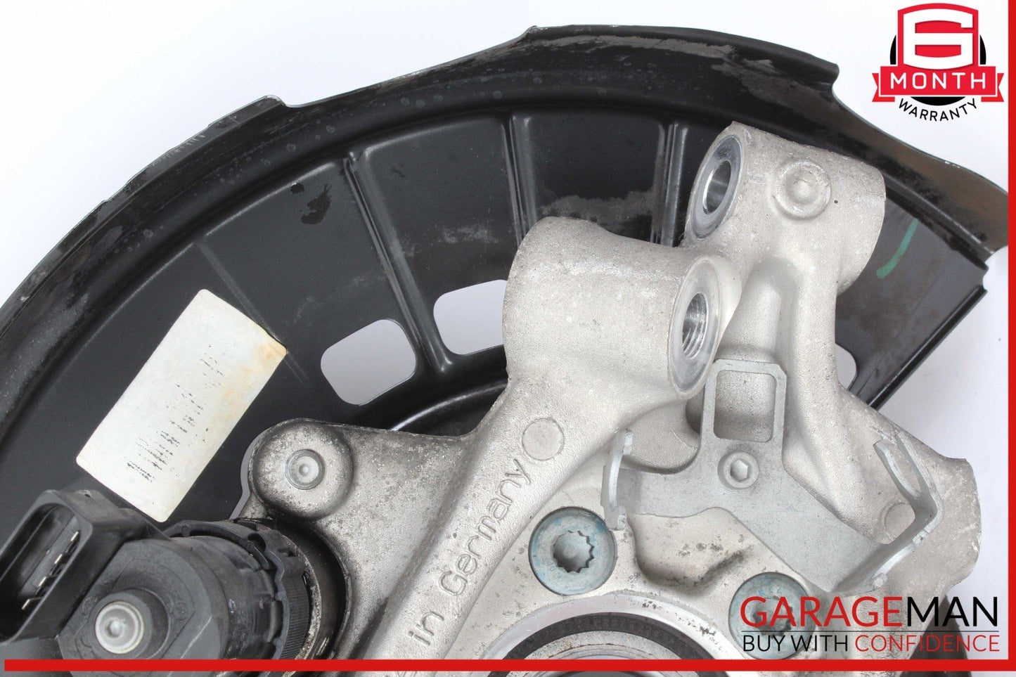 11-14 Porsche Cayenne 958 Rear Left Driver Side Spindle Knuckle Wheel Hub OEM