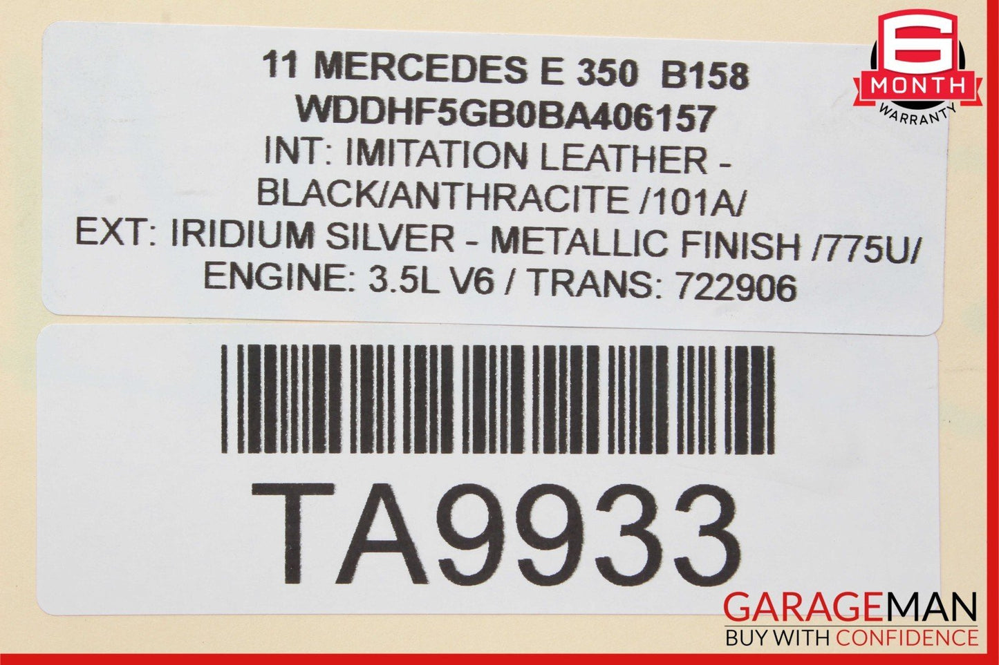 10-16 Mercedes W212 E350 E250 Sedan Front Left Spindle Knuckle Hub Bearing RWD