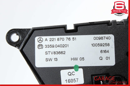07-13 Mercedes W221 S550 CL65 AMG Front Left Seat Adjust Controller Switch Set