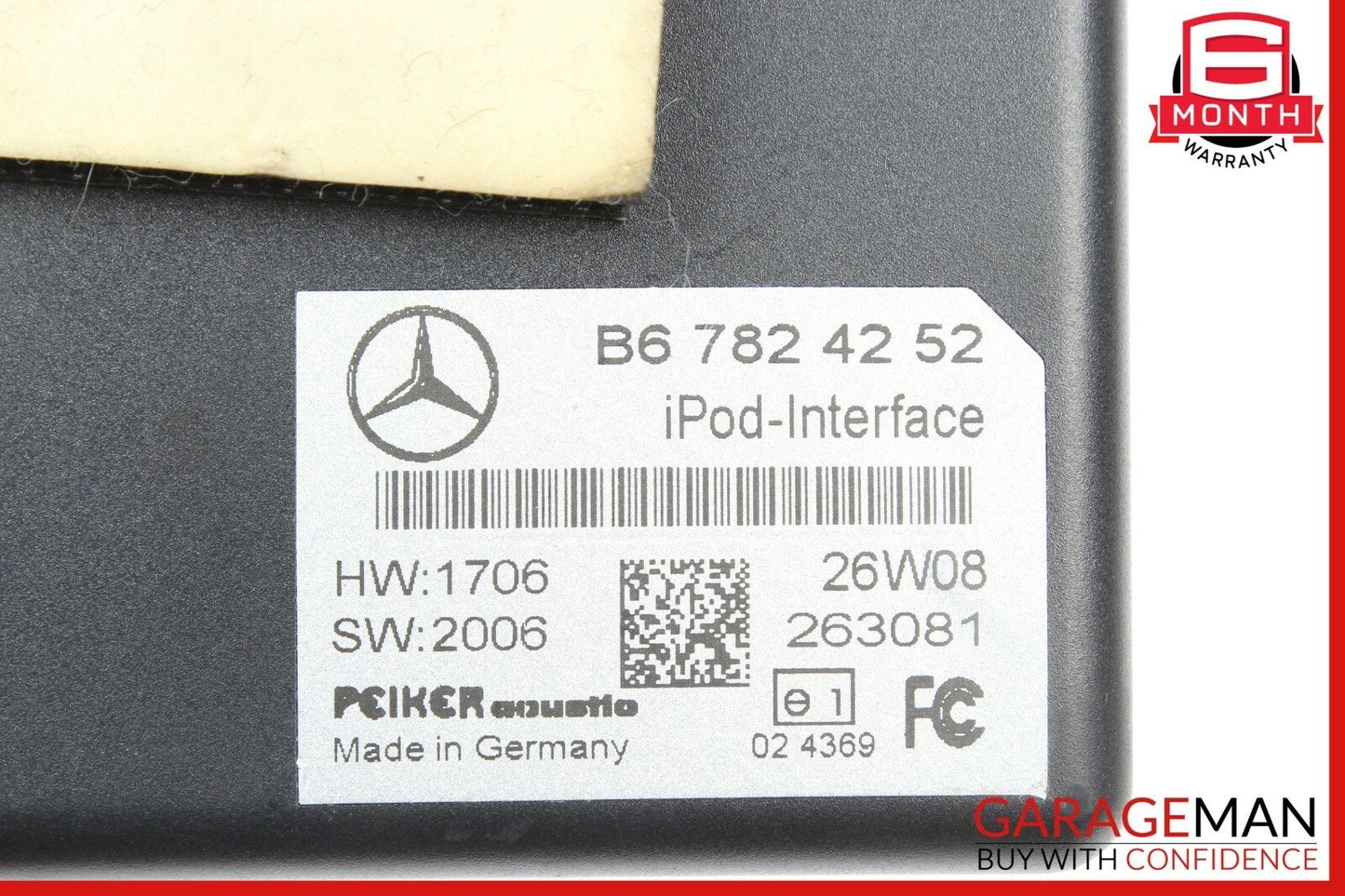 07-09 Mercedes E350 CLK350 S550 CL550 Ipod Interface Controller Module Unit
