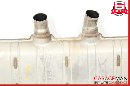 11-18 Porsche Cayenne 958 Complete Exhaust Muffler Tips Pipe Assembly OEM
