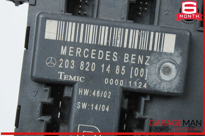 01-07 Mercedes W203 C230 C350 Front Right Side Door Control Module 2038201485
