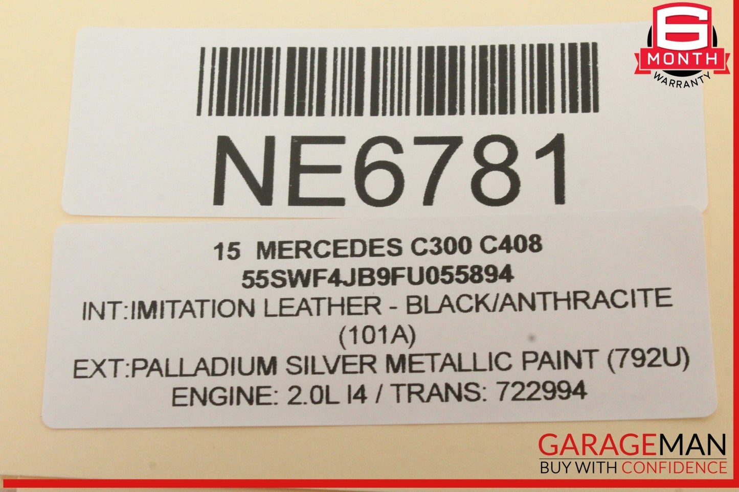 15-19 Mercedes W205 C300 C350 GLC300 TCU Transmission Control Module TCM OEM