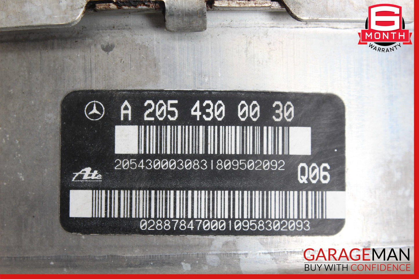 15-18 Mercedes W205 C300 C400 Master Cylinder Power Brake Booster OEM