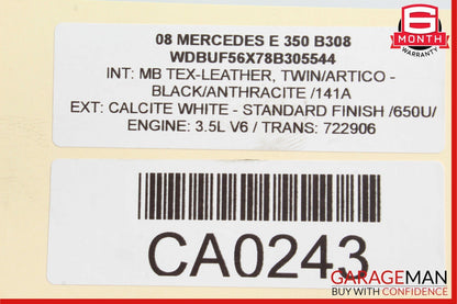 03-09 Mercedes W211 E350 E550 Front Right Door Window Regulator Motor Unit OEM