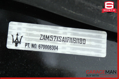 14-17 Maserati Ghibli Rear Right Passenger Complete Exterior Door Frame Panel