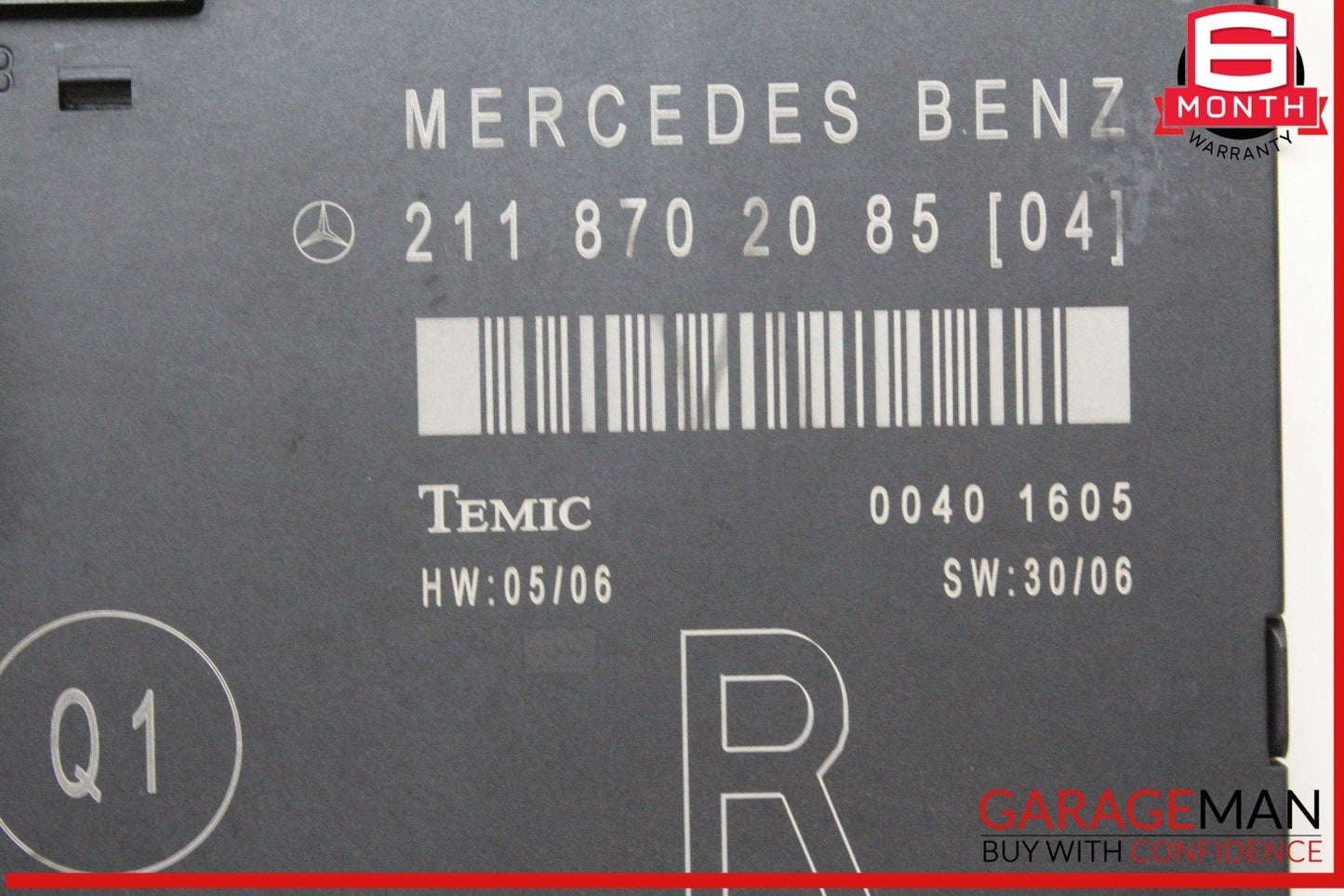 03-09 Mercedes W211 E350 E550 Front Right Passenger Side Door Control Module OEM