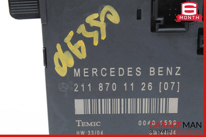 03-09 Mercedes W211 E350 E63 AMG Front Left Driver Side Door Control Module OEM