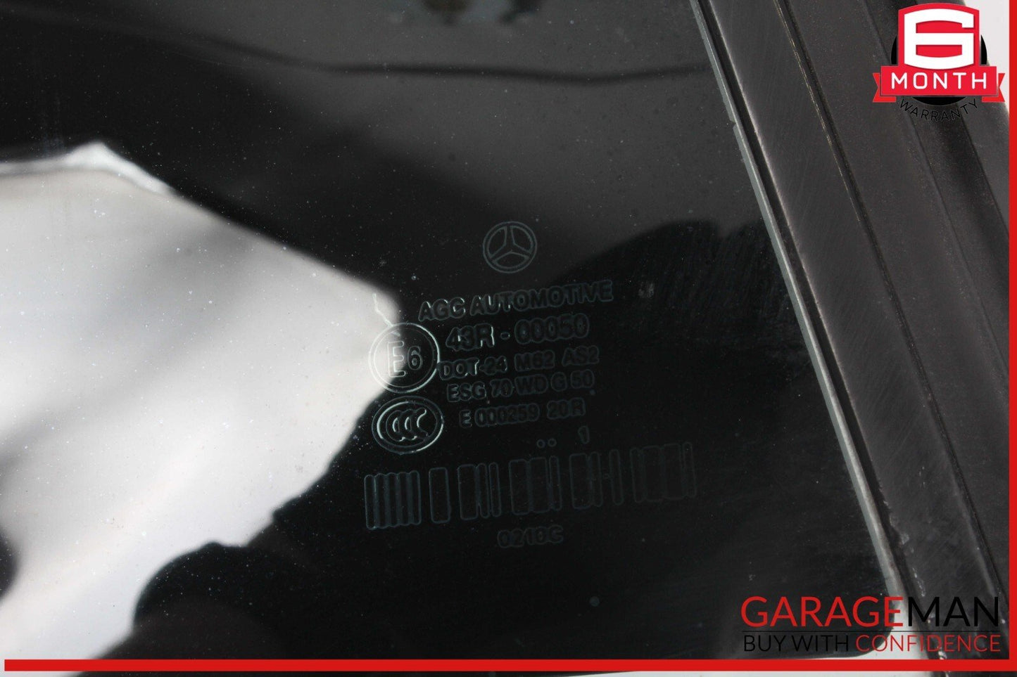 11-17 Mercedes W207 E350 E400 Convertible Rear Right Quarter Window Glass OEM