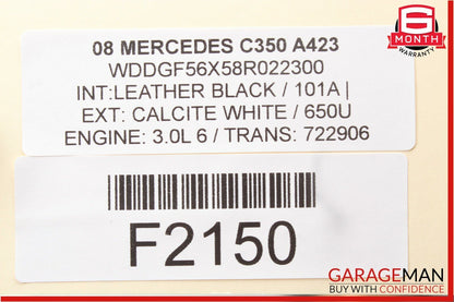 08-11 Mercedes W204 C300 C350 Rear Right Passenger Side Door Control Module OEM