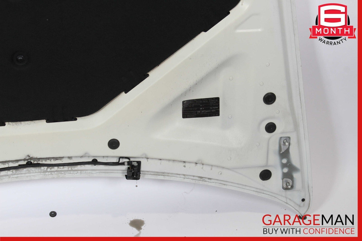07-13 BMW X5 X6 Front Hood Bonnet Panel Cover Assembly White OEM