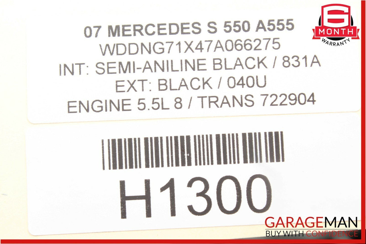 07-13 Mercedes W221 S550 CL550 S65 AMG Center Console Phone Controller Black OEM