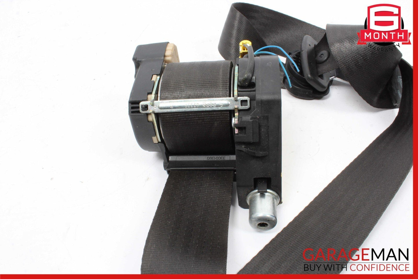 03-08 Maserati Quattroporte M139 Front Right Side Seat Belt Black OEM