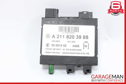 03-11 Mercedes W219 CLS500 E320 E63 AMG Keyless Go Entry Control Module Unit OEM