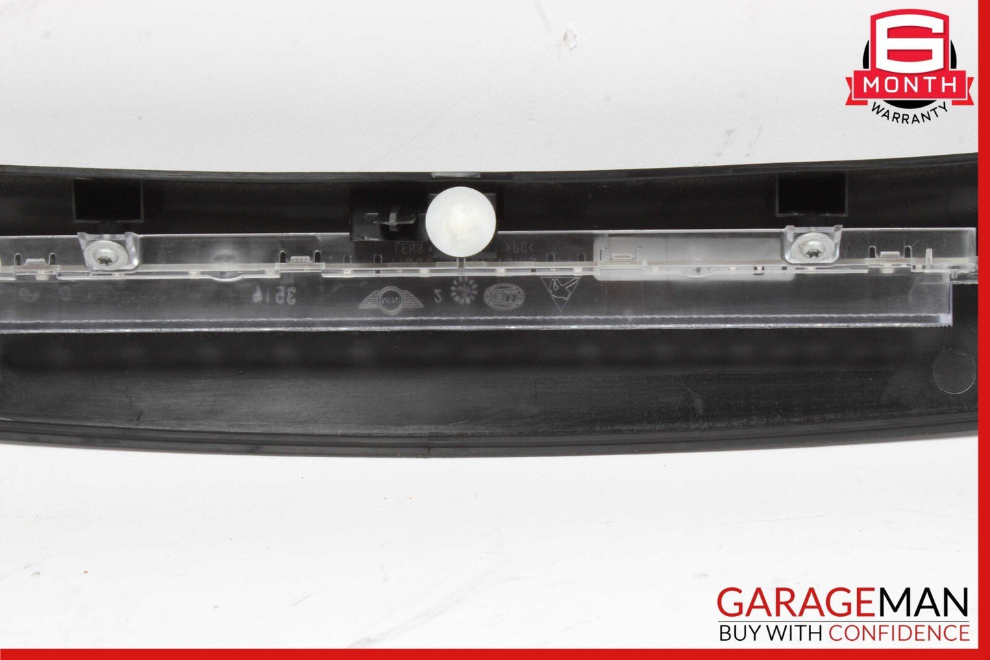 14-19 Mini Cooper Hardtop Rear Tailgate Upper Center Trim Cover Panel Black