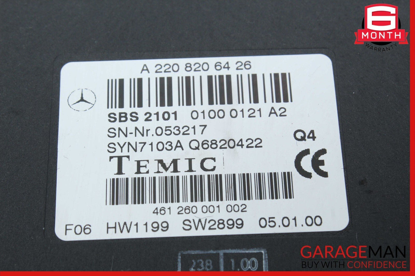 00-06 Mercedes W211 S500 Communication Voice Control Module 2208206426 OEM
