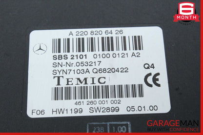 00-06 Mercedes W211 S500 Communication Voice Control Module 2208206426 OEM