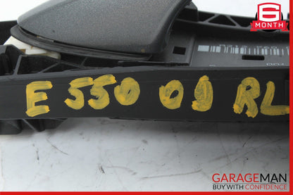 10-13 Mercedes W212 E550 Rear Left Driver Side Exterior Door Handle Silver OEM